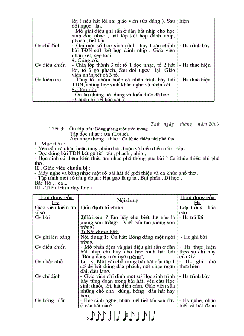 image for page Giao an Am nhac 9 Moi