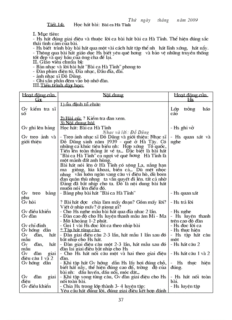 image for page Giao an Am nhac 9 Moi