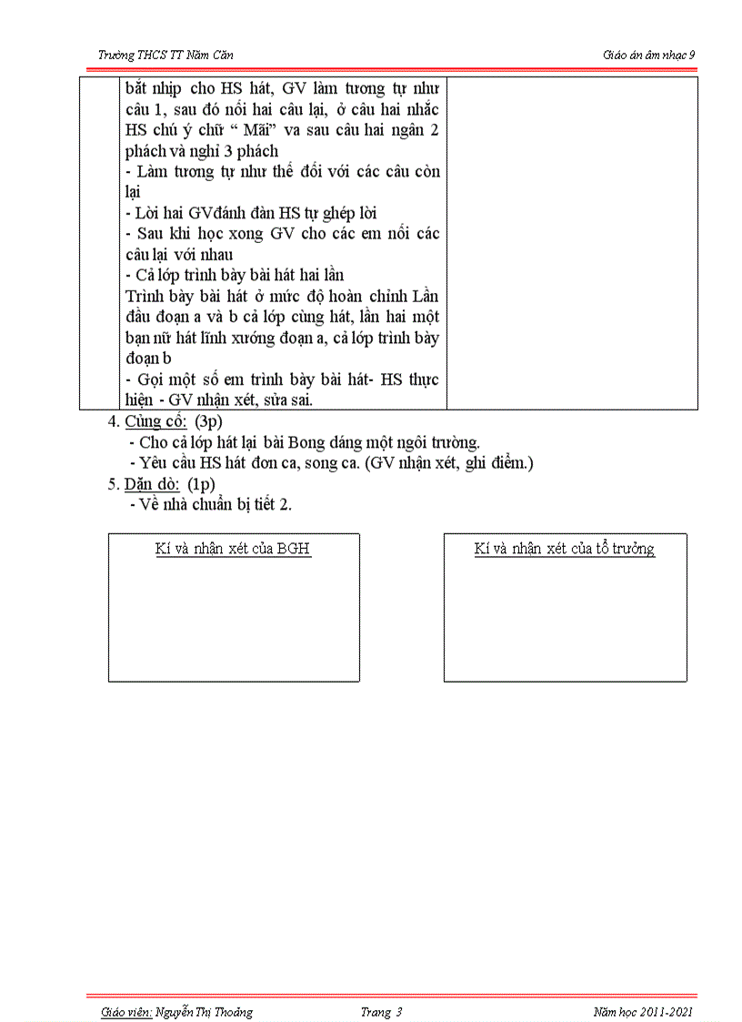 image for page Giáo án âm nhạc 9 trọn bộ CT giảm tải