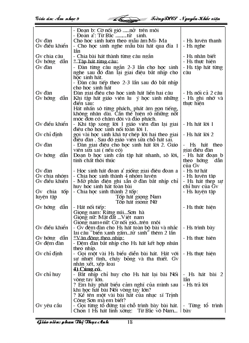 image for page Giao an am nhac lop 9 nam hoc 2011