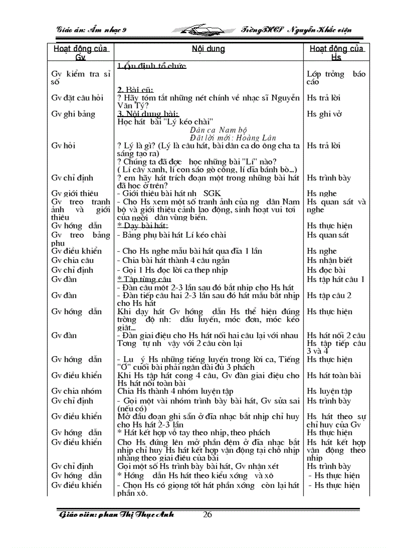 image for page Giao an am nhac lop 9 nam hoc 2011