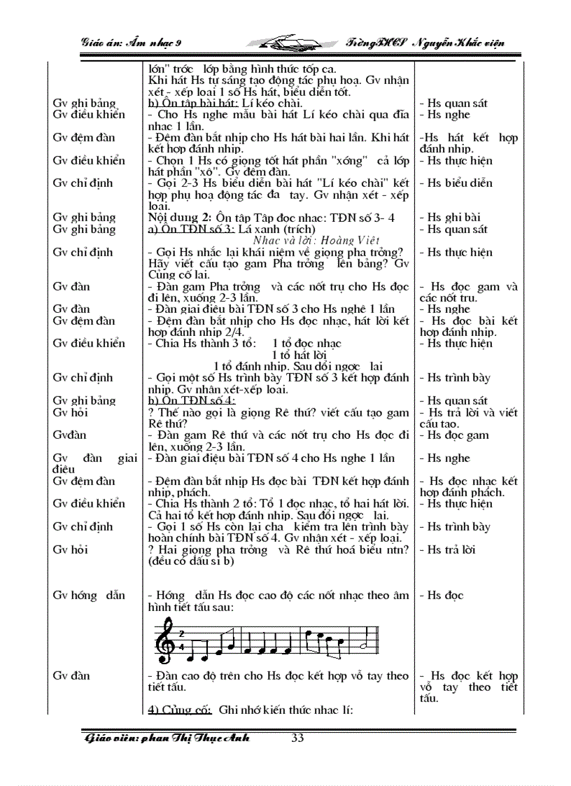 image for page Giao an am nhac lop 9 nam hoc 2011