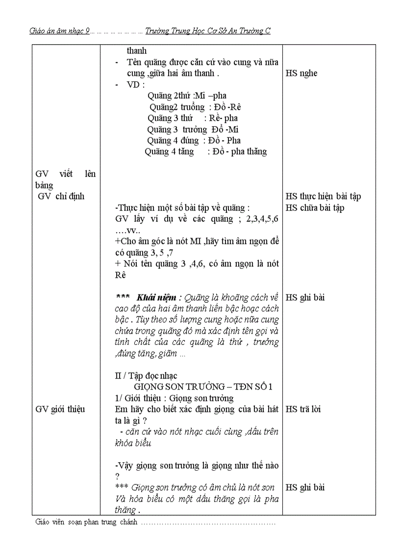 image for page Giáo án chuẩn kiến thức âm nhạc 9
