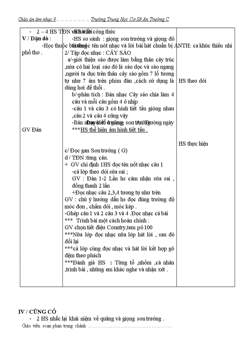 image for page Giáo án chuẩn kiến thức âm nhạc 9