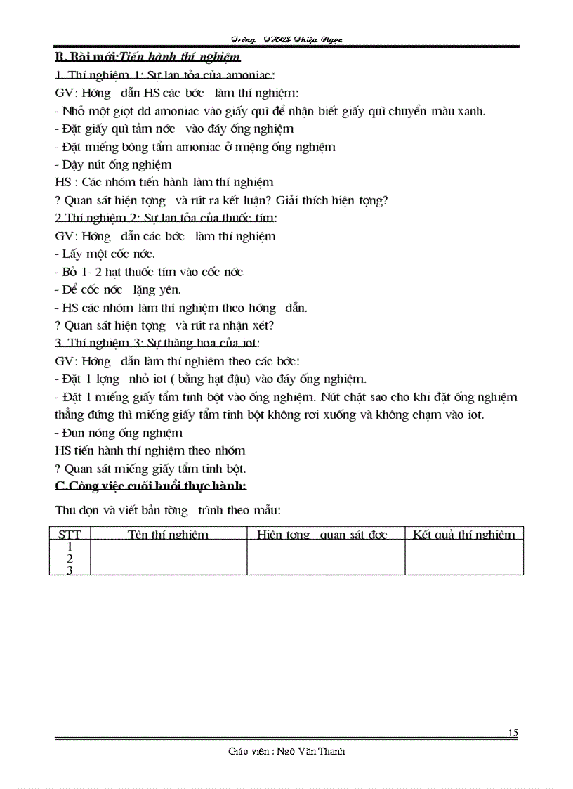 image for page Giáo án hóa 8