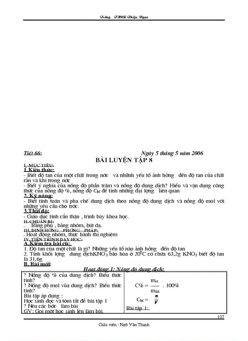 image for page Giáo án hóa 8