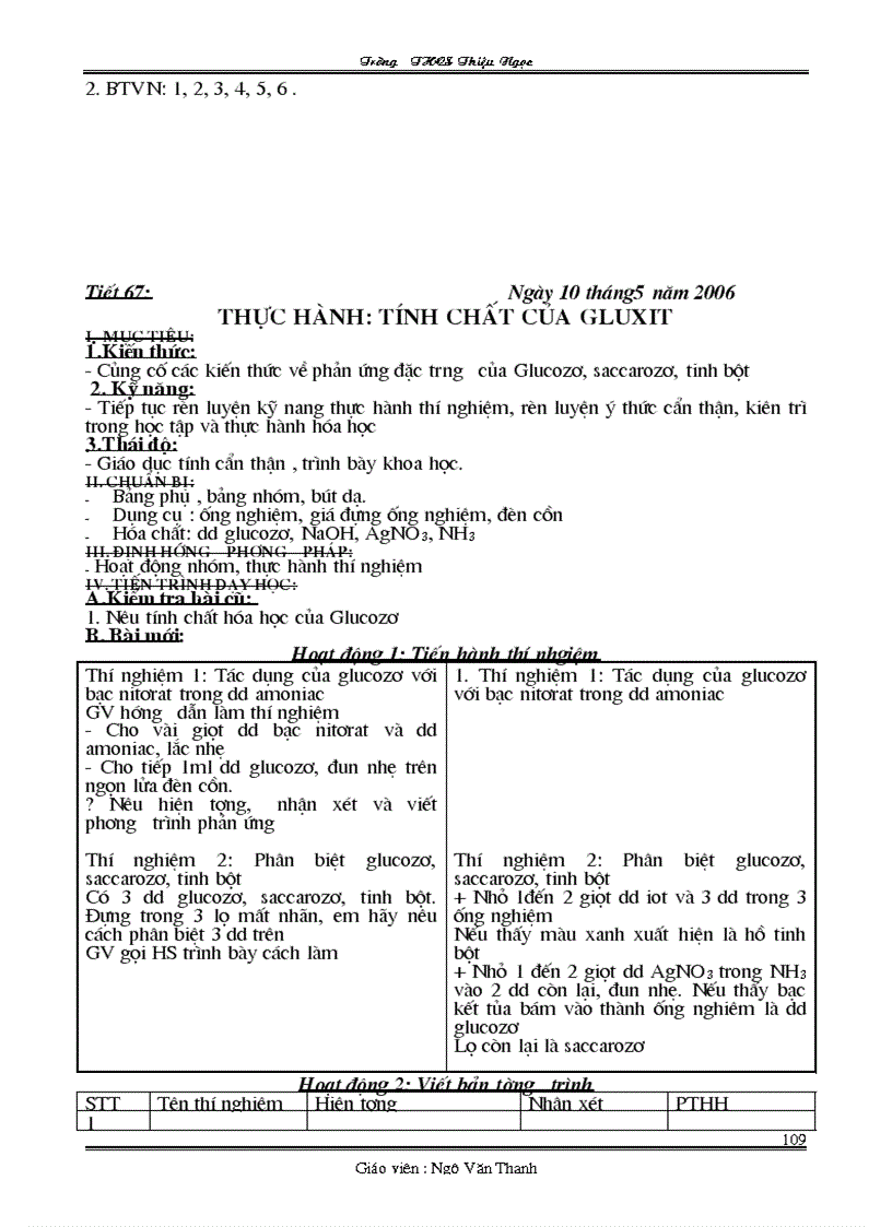 image for page Giáo án hóa 8