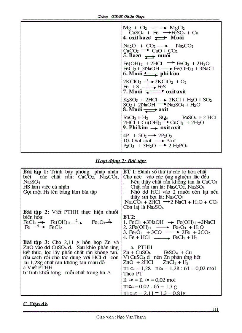 image for page Giáo án hóa 8