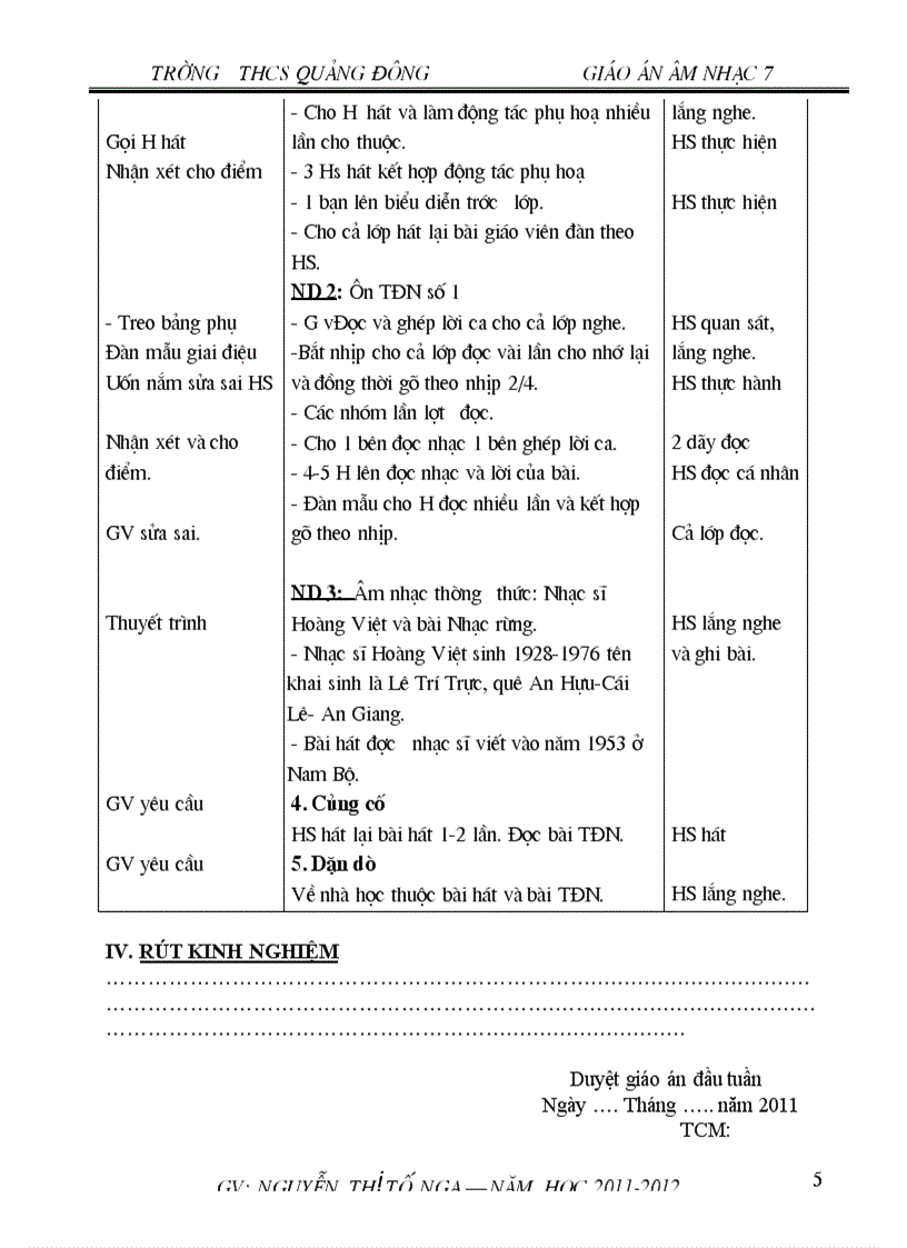 image for page Giáo án nhạc7