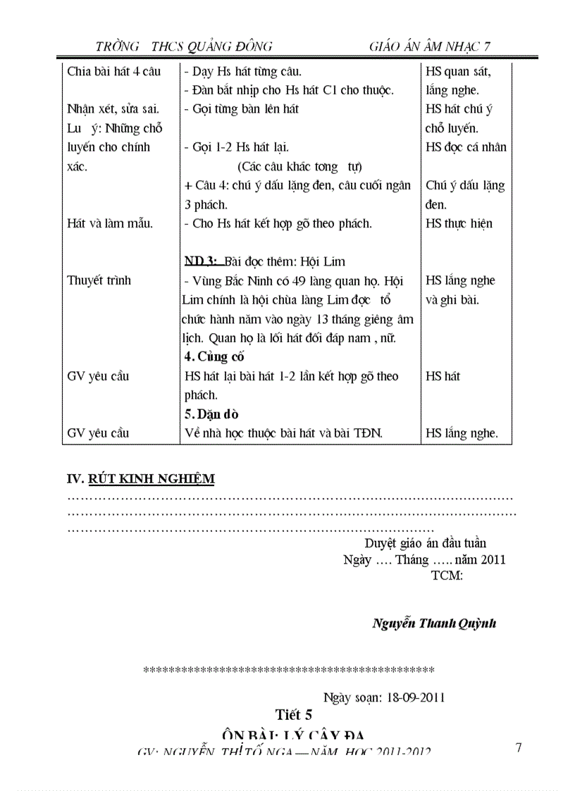 image for page Giáo án nhạc7