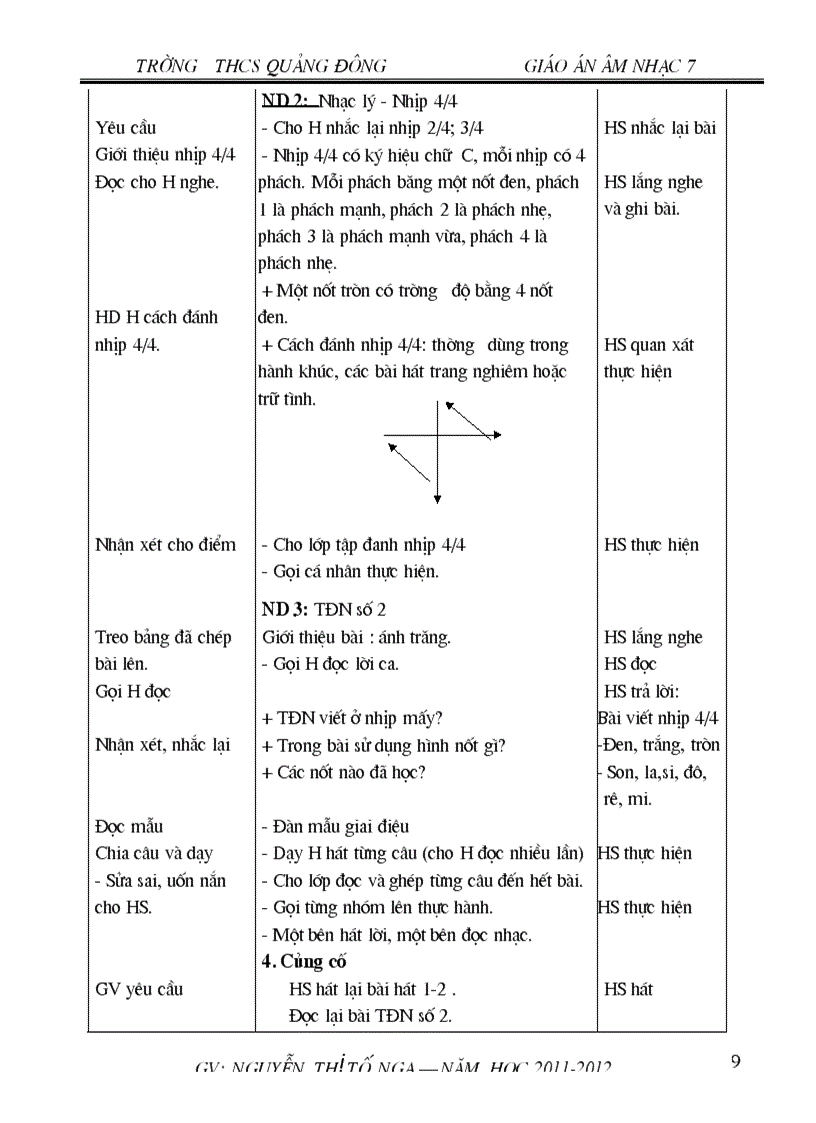 image for page Giáo án nhạc7