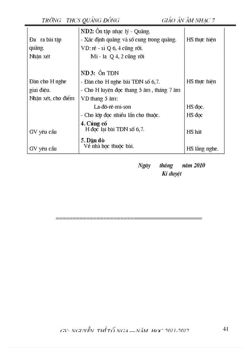 image for page Giáo án nhạc7