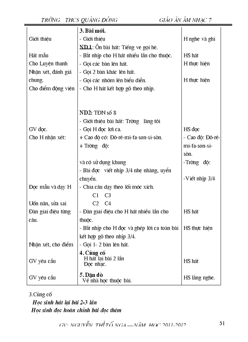 image for page Giáo án nhạc7