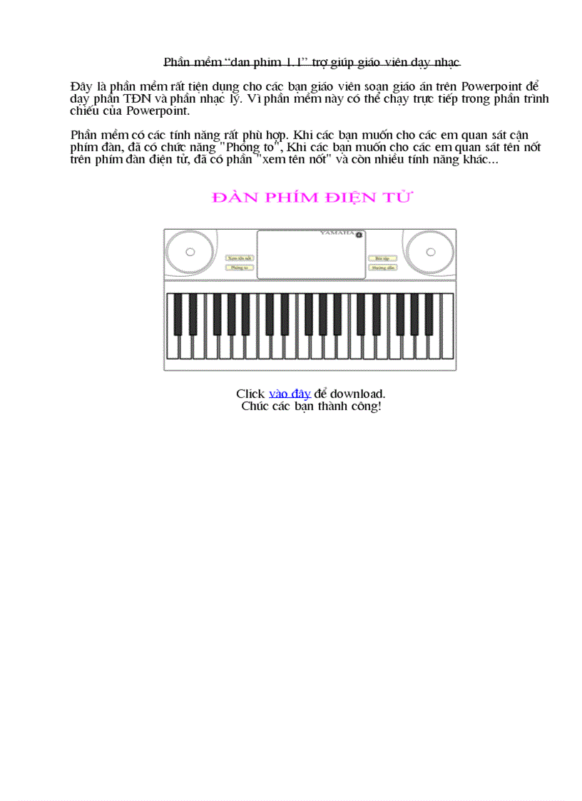 image for page Phan mềm dạy nhạc