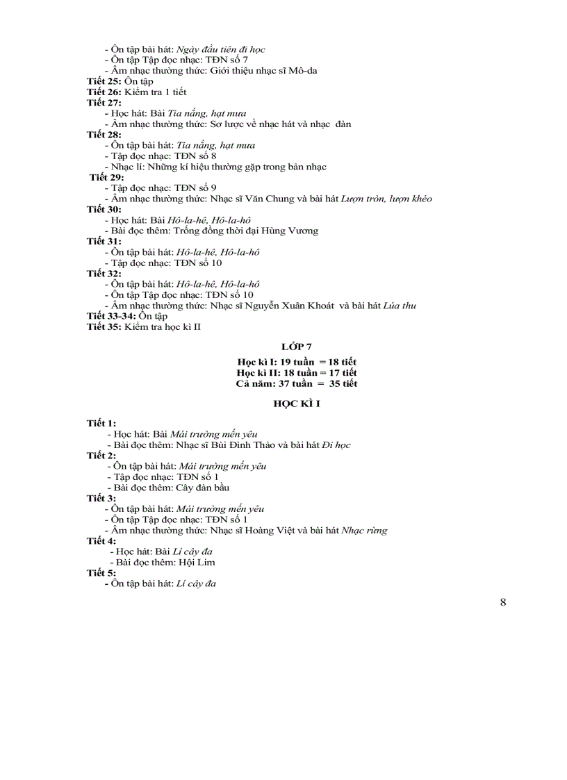 image for page PPCT môn Âm nhạc