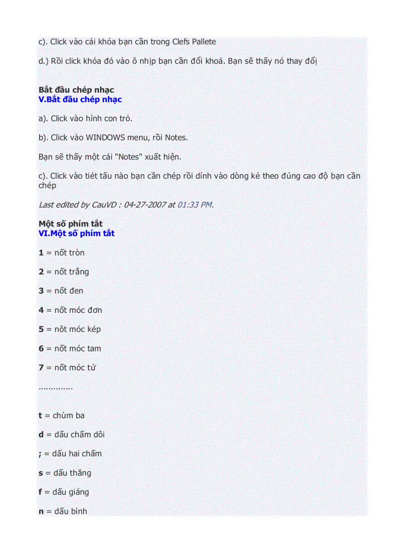 image for page Sử dụng các phần mềm chép nhạc