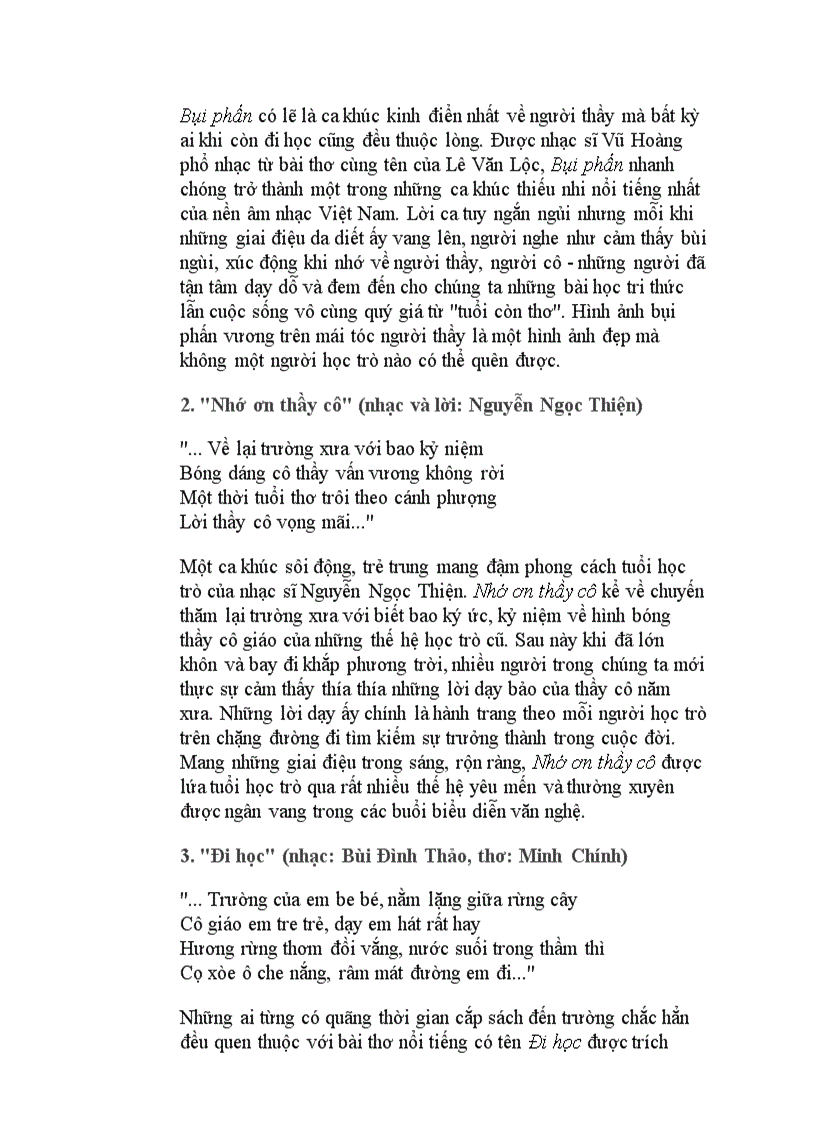 image for page Bai hat ve thay co