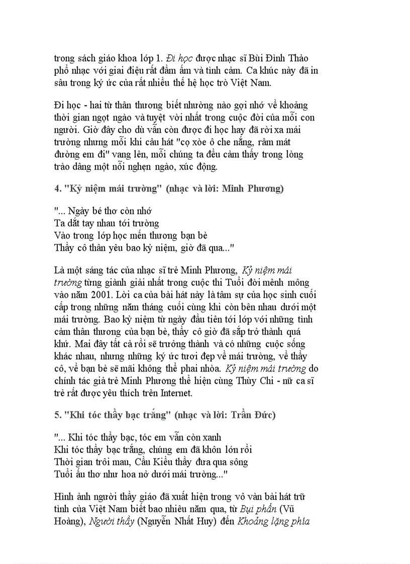 image for page Bai hat ve thay co