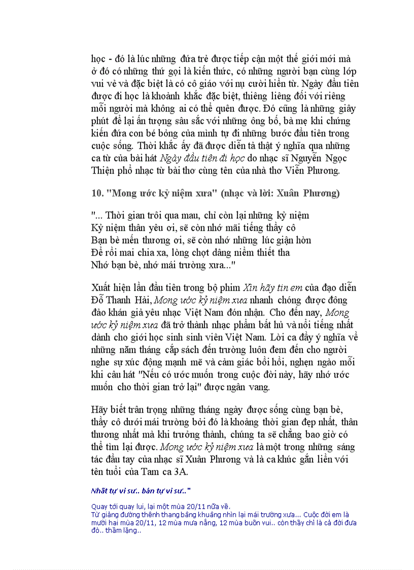 image for page Bai hat ve thay co