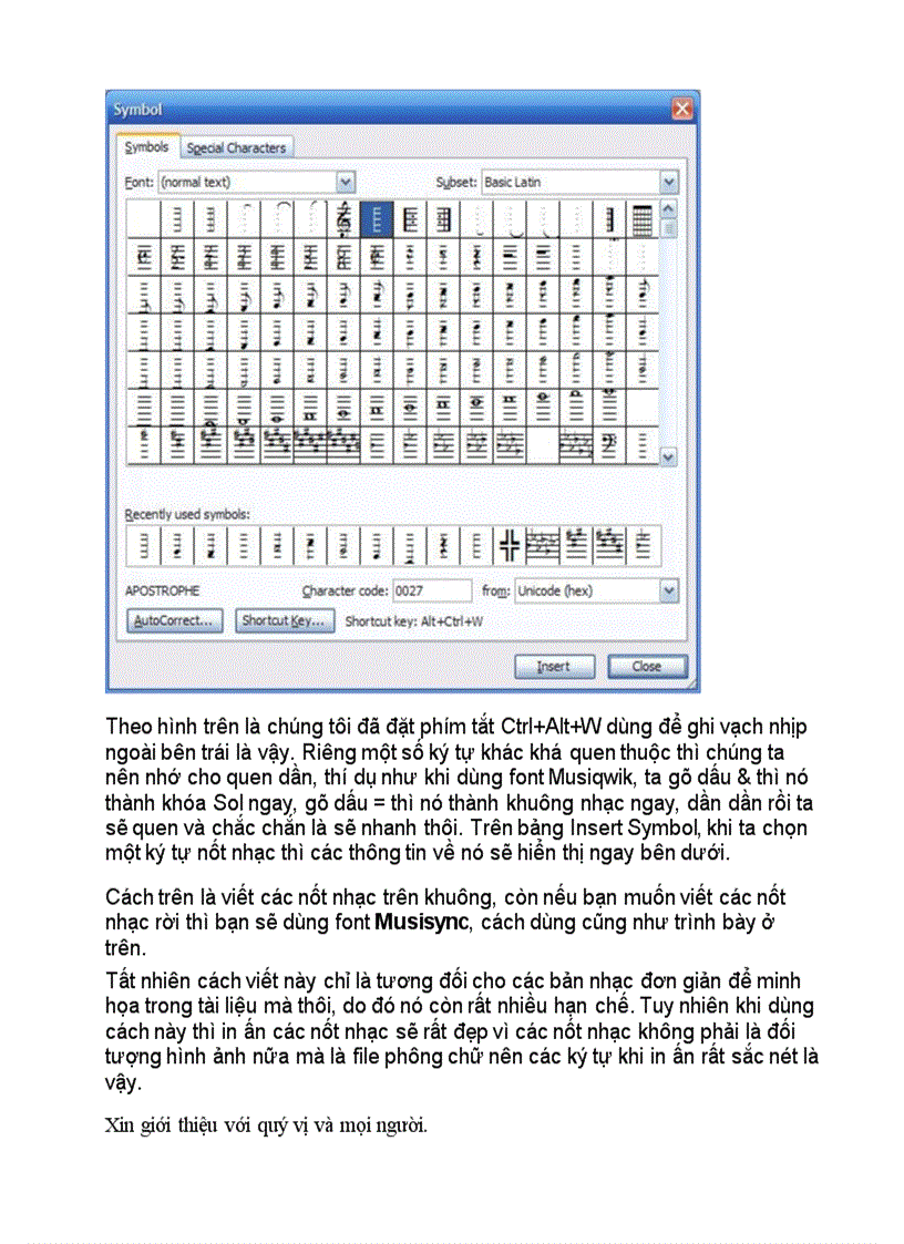 image for page Cách đánh chèn khuông nhạc bản nhạc trong Microsoft Word 1