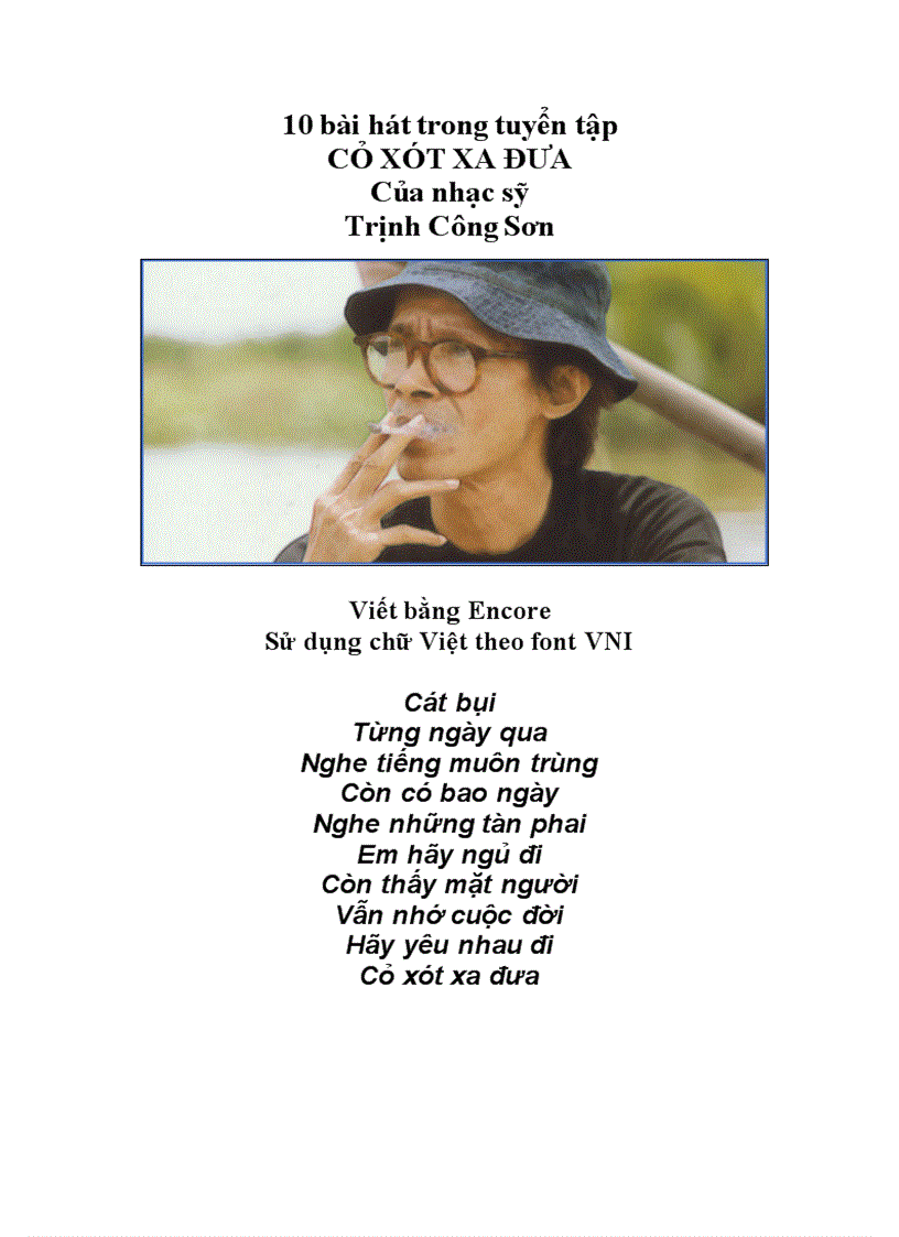 image for page Cỏ Xót Xa Đưa Encore