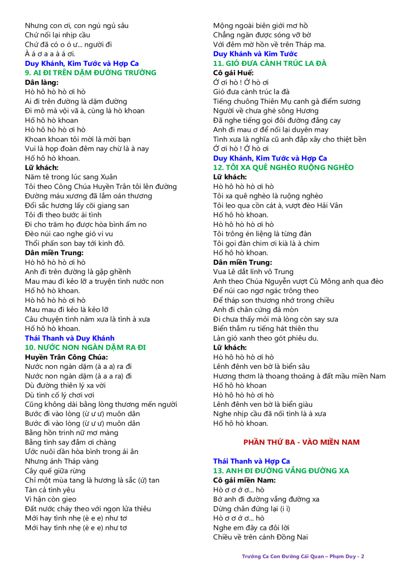 image for page Con Đường Cái Quan Trường Ca Phạm Duy