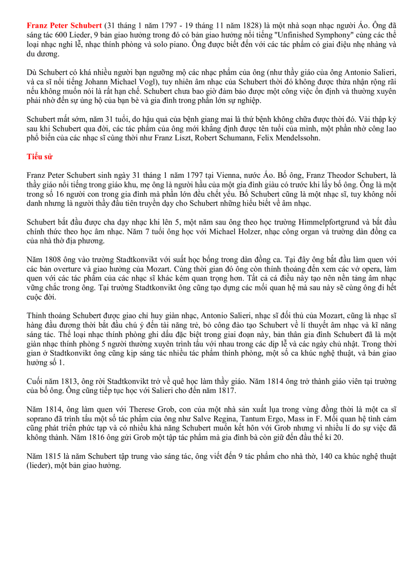 image for page Dạ Khúc wma Schubert