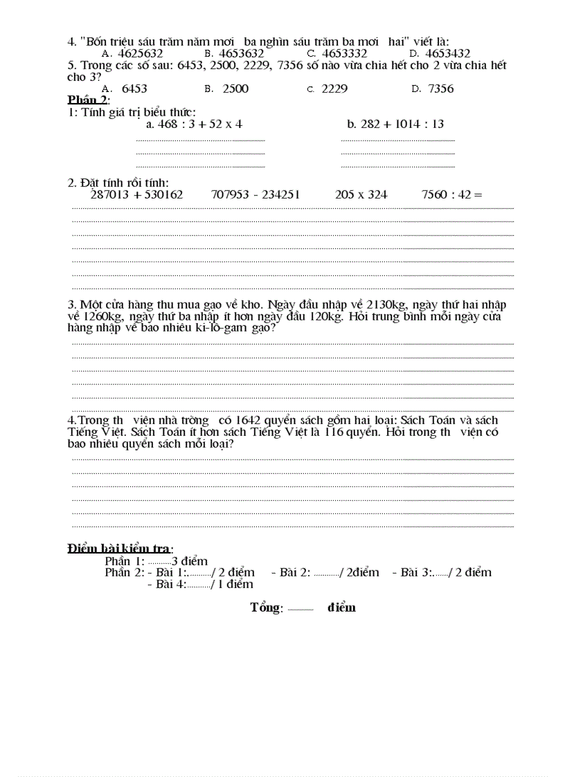 image for page Đề thi cuối kỳ I lớp 4 5