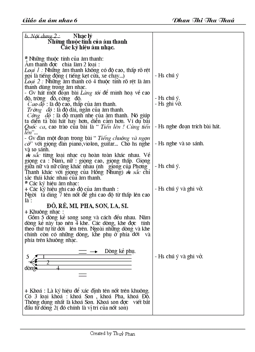 image for page Giáo án âm nhạc 6 Mới hay nhất đây