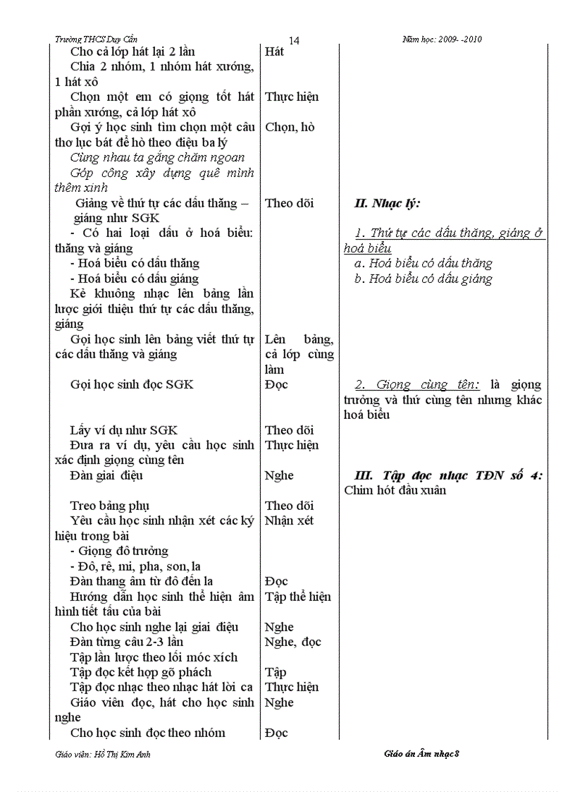 image for page Giao an Am nhac 8