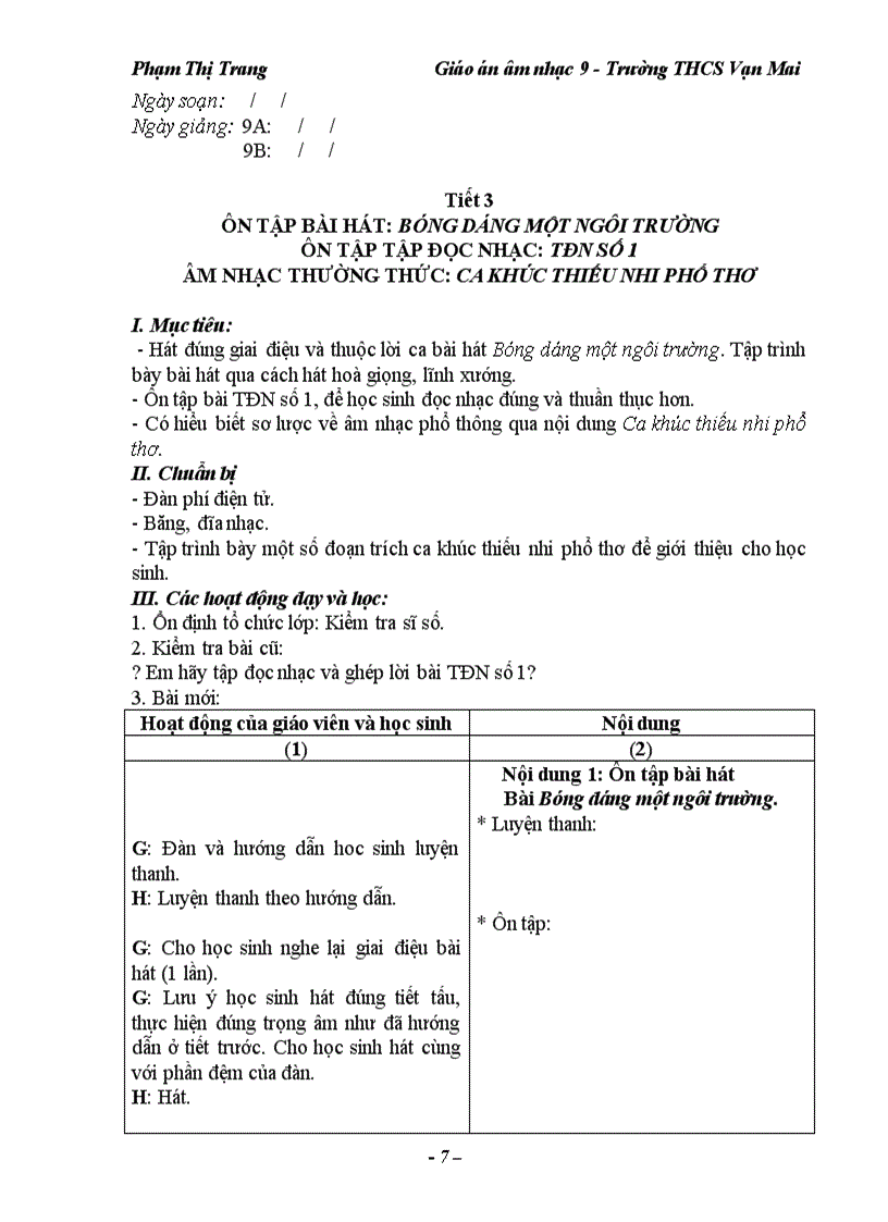 image for page Giao an am nhac 9