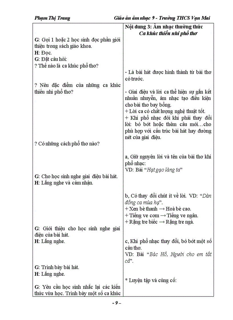 image for page Giao an am nhac 9