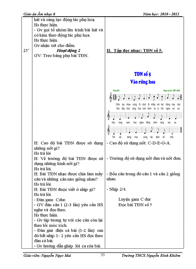 image for page Giao an âm nhạc kì I