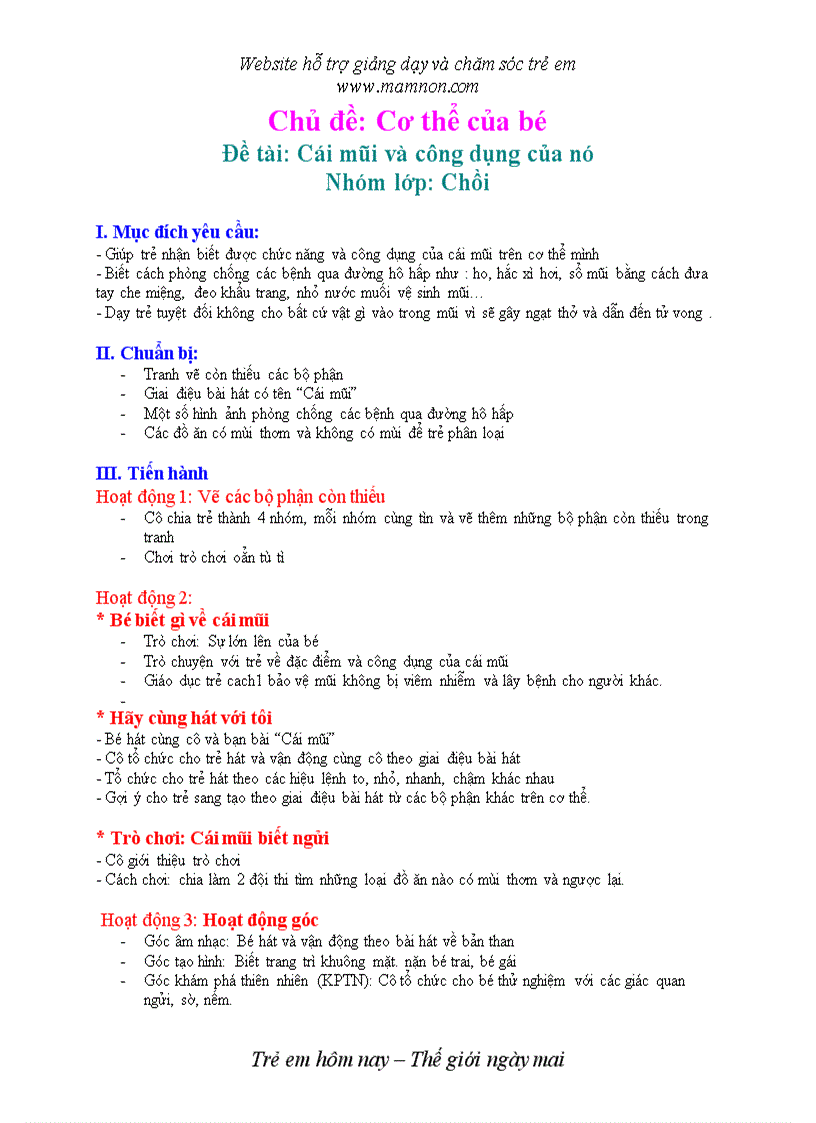 image for page Giao an choi