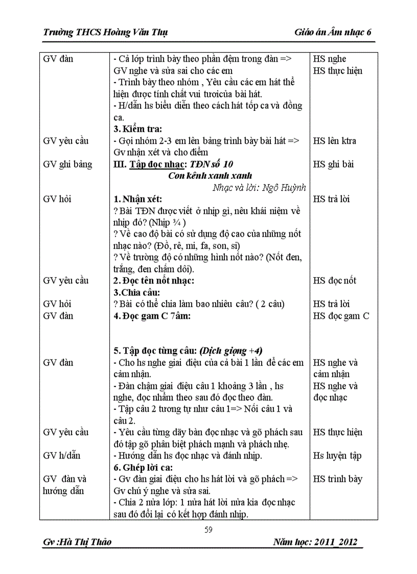image for page Giáo án nhặc 11 12