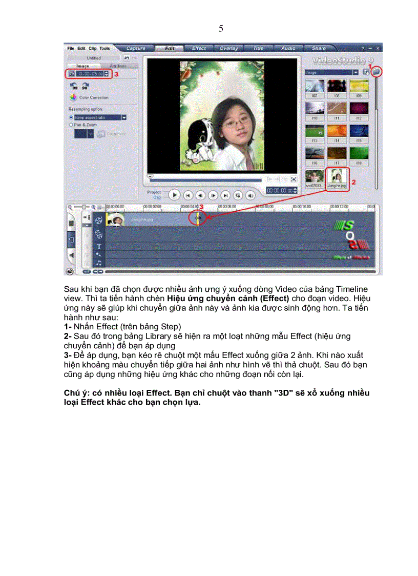 image for page HD sử dụng Ulead VideoStudio 11