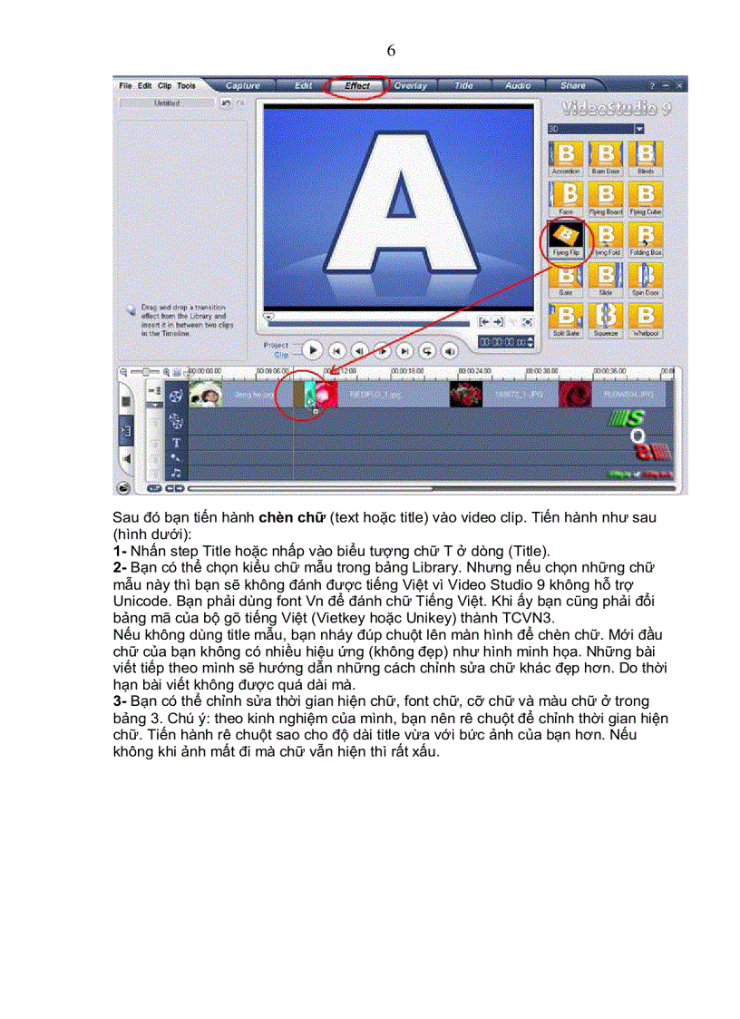 image for page HD sử dụng Ulead VideoStudio 11
