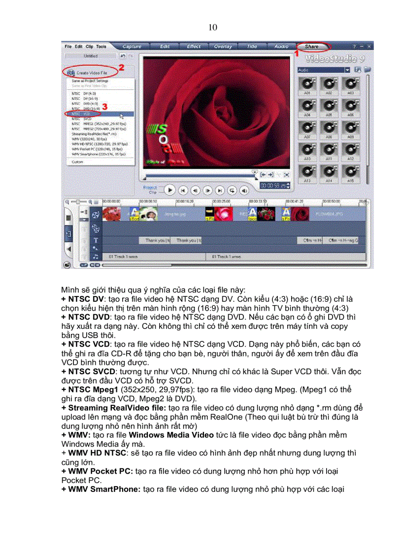 image for page HD sử dụng Ulead VideoStudio 11