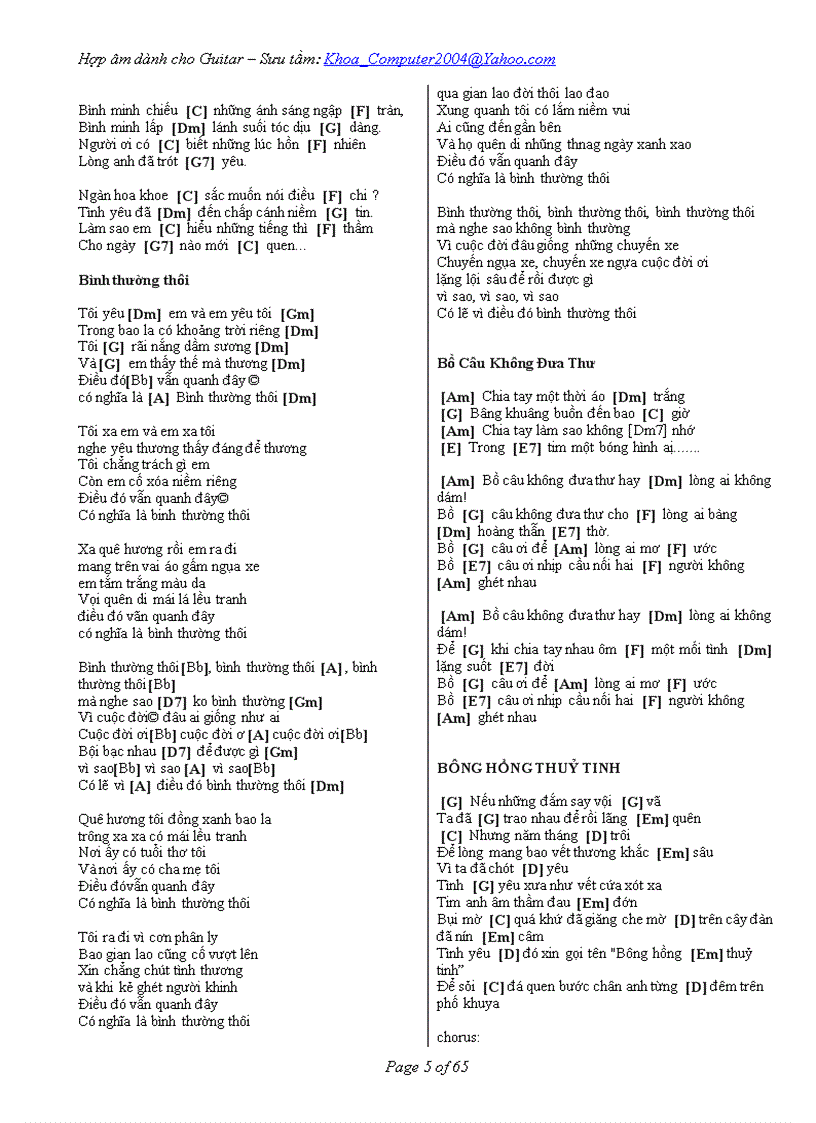 image for page Hợp âm dành cho Guitar