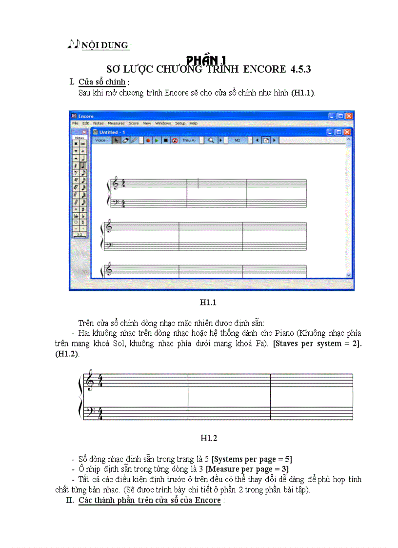 Hướng dẫn sử dụng phần mềm soạn nhạc Encore 4 5 3