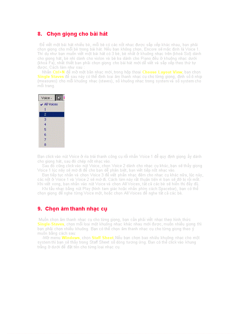 image for page Hướng dẫn sử dụng phần mềm viết nhạc