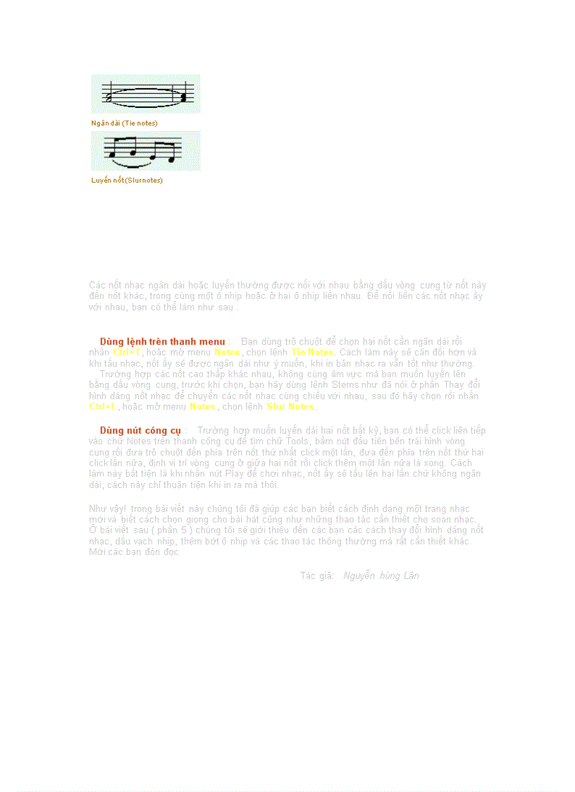 image for page Hướng dẫn sử dụng phần mềm viết nhạc