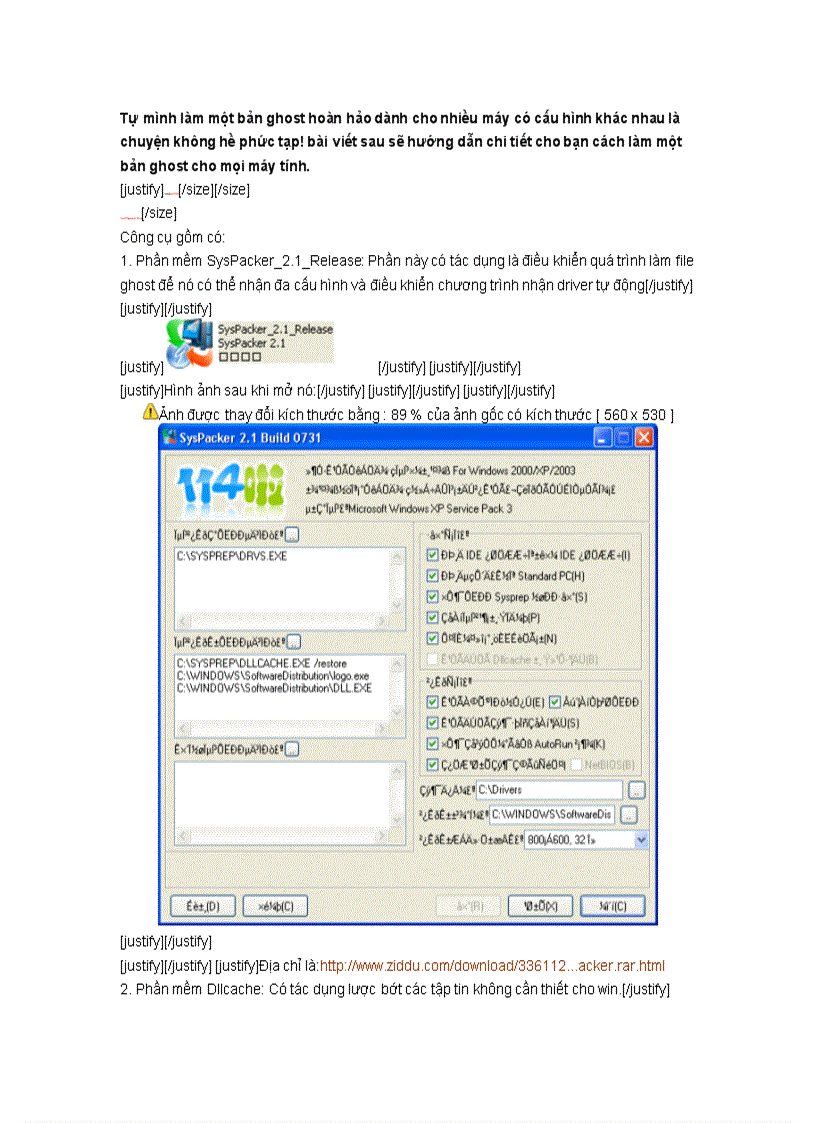 image for page Hướng dẫn tạo Ghost tự nhân Driver
