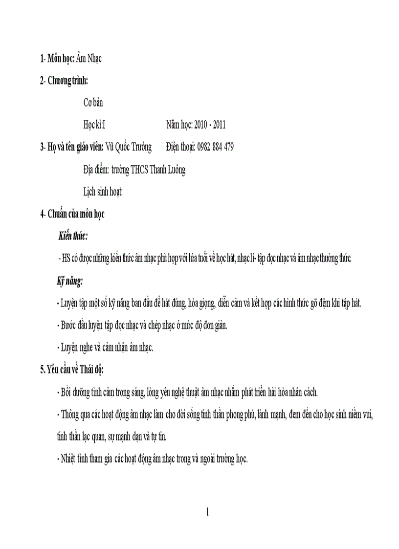 image for page Kế hoạch dạy học âm nhạc có lồng ghép học tập tấm gương đạo đức HCM