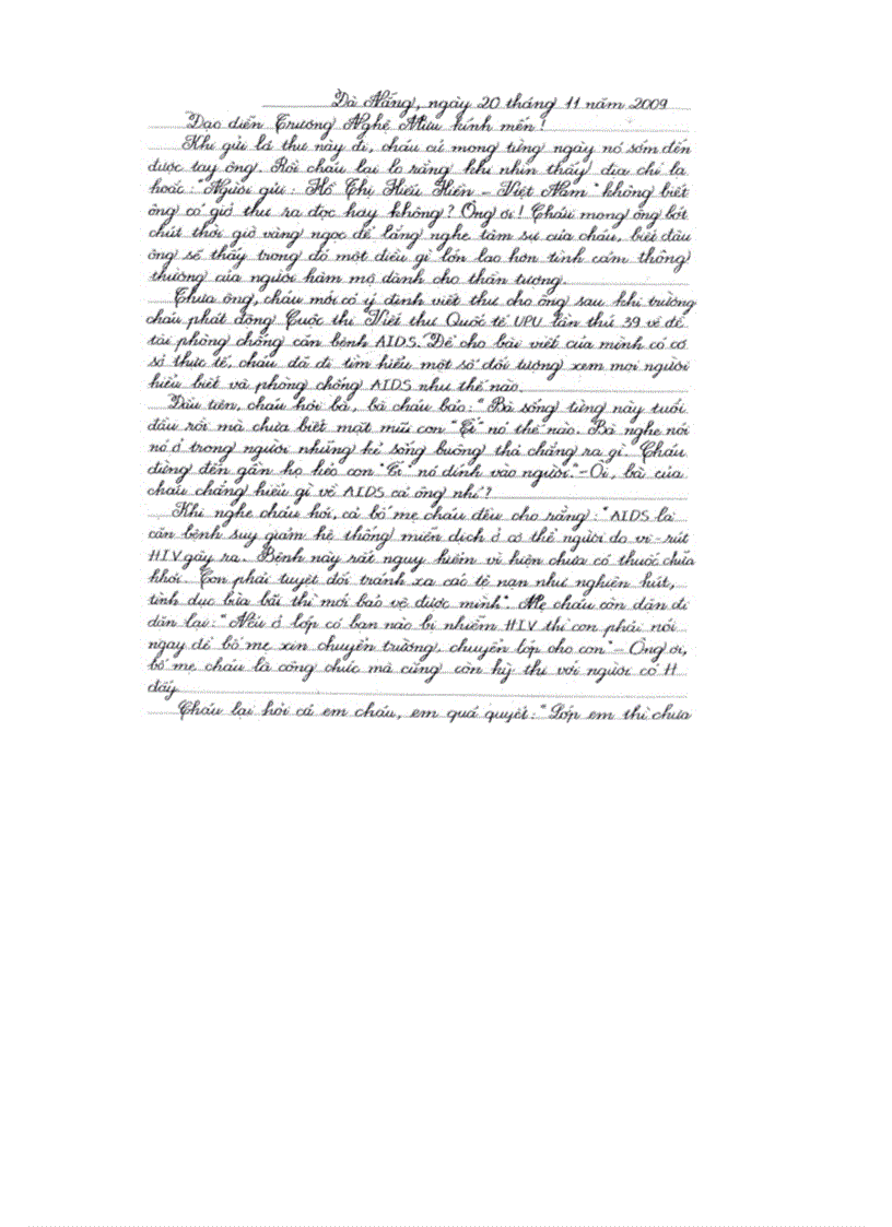 image for page Kế hoạch triển khai viết thư UPU