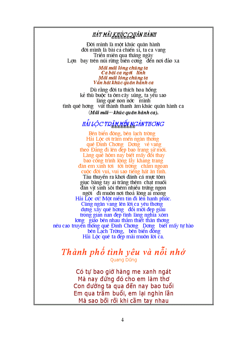 image for page Một số ca khúc giành cho giáo viên