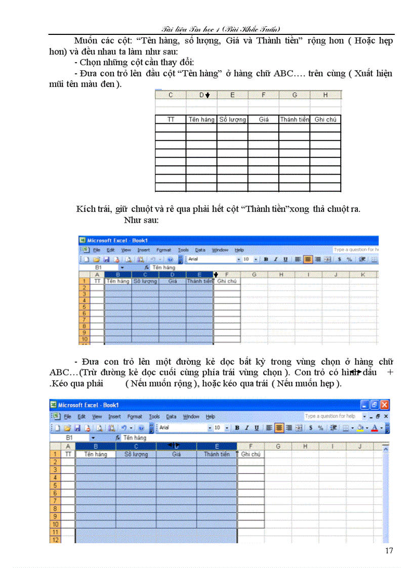 image for page Một số thủ thuật trong Word và Excel