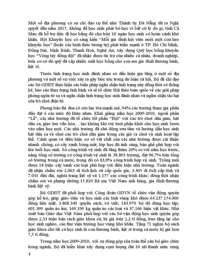 image for page Nhiệm Vụ trọng tâm năm học 2010 2011