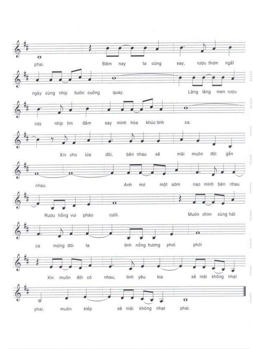 image for page Nốt nhạc bài hẹn hò đêm trăng