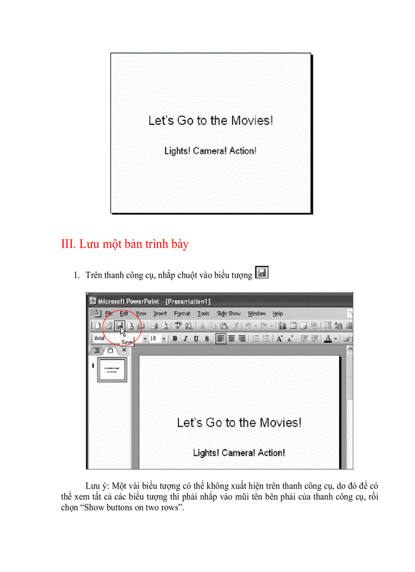 image for page Sách hướng dẫn sử dụng trình chiếu